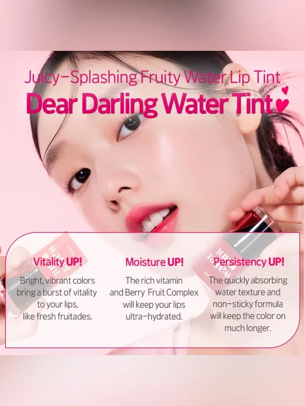 Dear Darling Water Lip Tint - 02 Cherry Ade